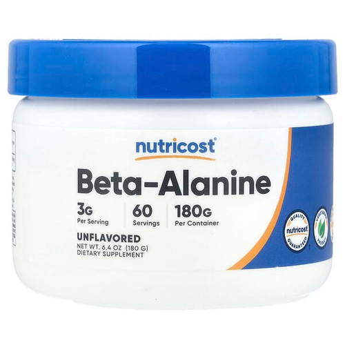 <img alt="Nutricost, Beta-Alanine, Unflavored, 6.4 oz (180 g)" title="Nutricost, Beta-Alanine, Unflavored, 6.4 oz (180 g),810139572077"