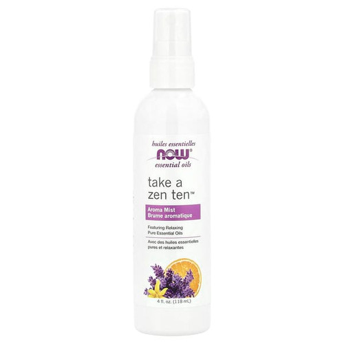 <img alt="Now Foods, Essential Oils, Take a Zen Ten Aroma Mist, 4 fl oz (118 ml)" title="Now Foods, Essential Oils, Take a Zen Ten Aroma Mist, 4 fl oz (118 ml),733739079206"