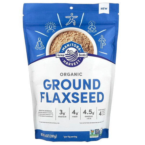 <img alt="Manitoba Harvest, Organic Ground Flaxseed, 14 oz (397 g)" title="Manitoba Harvest, Organic Ground Flaxseed, 14 oz (397 g),697658202162"