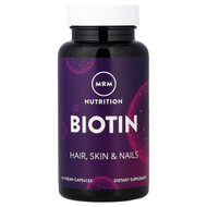 <img alt="MRM Nutrition, Biotin, 60 Vegan Capsules (5,000 mcg per Capsule)" title="MRM Nutrition, Biotin, 60 Vegan Capsules (5,000 mcg per Capsule),609492810137"