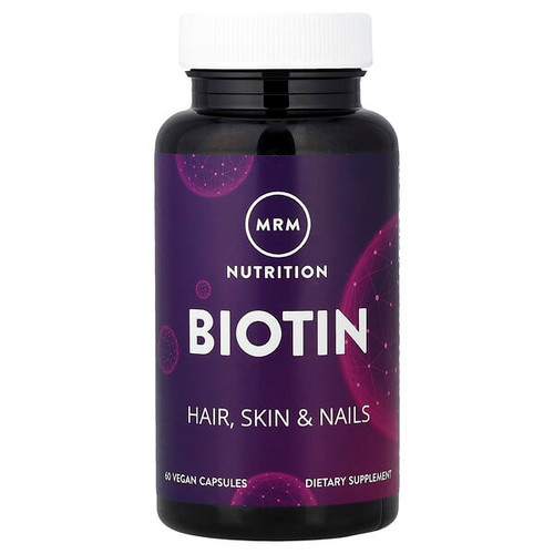 <img alt="MRM Nutrition, Biotin, 60 Vegan Capsules (5,000 mcg per Capsule)" title="MRM Nutrition, Biotin, 60 Vegan Capsules (5,000 mcg per Capsule),609492810137"