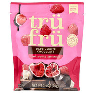 <img alt="Tru Fru, Freeze-Dried Raspberries, Dark + White Chocolate, 3.4 oz (96 g)" title="Tru Fru, Freeze-Dried Raspberries, Dark + White Chocolate, 3.4 oz (96 g),850048358263"