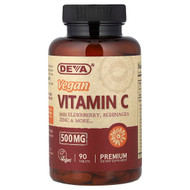 <img alt="Deva, Vegan Vitamin C with Elderberry, Echinacea, Zinc, 90 Tablets" title="Deva, Vegan Vitamin C with Elderberry, Echinacea, Zinc, 90 Tablets,895634000621"