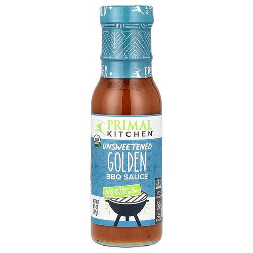 <img alt="Primal Kitchen, Golden BBQ Sauce, Unsweetened, 8.5 oz (241 g)" title="Primal Kitchen, Golden BBQ Sauce, Unsweetened, 8.5 oz (241 g),855232007347"