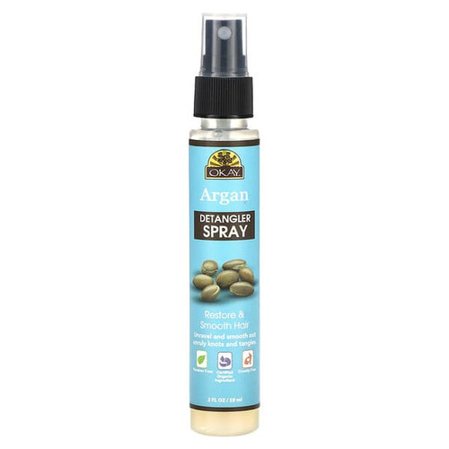 <img alt="Okay Pure Naturals, Argan Detangler Spray , 2 fl oz (59 ml)" title="Okay Pure Naturals, Argan Detangler Spray , 2 fl oz (59 ml),815166026272"