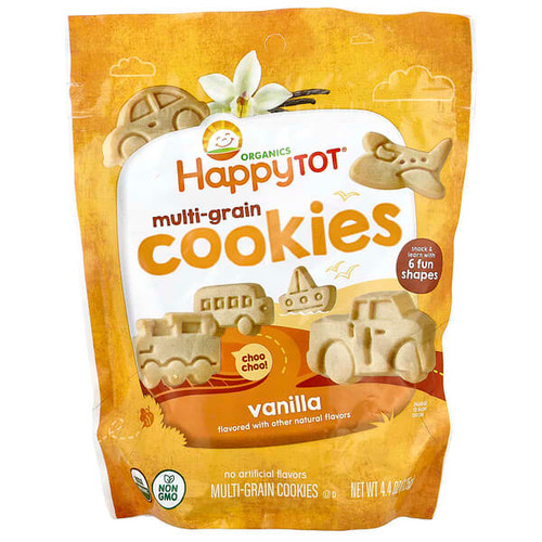 <img alt="Happy Family Organics, Happy Tot, Multi-Grain Cookies, 2 + Years, Vanilla, 4.4 oz (125 g)" title="Happy Family Organics, Happy Tot, Multi-Grain Cookies, 2 + Years, Vanilla, 4.4 oz (125 g),819573017045"