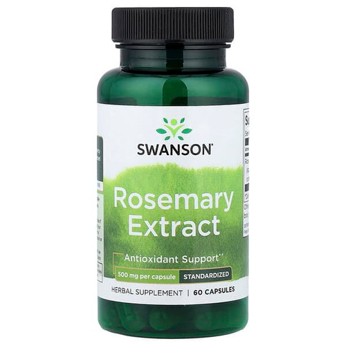 <img alt="Swanson Vitamins, Rosemary Extract, Standardized, 500 mg, 60 Capsules" title="Swanson Vitamins, Rosemary Extract, Standardized, 500 mg, 60 Capsules,087614141367"