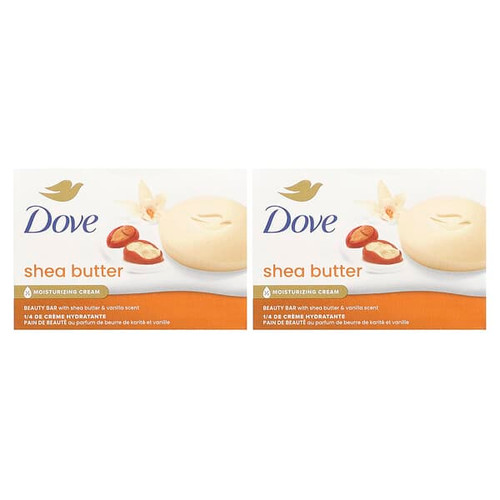 <img alt="Dove, Beauty Bar Soap, Shea Butter & Vanilla, 2 Bars, 3.75 oz (106 g) Each" title="Dove, Beauty Bar Soap, Shea Butter & Vanilla, 2 Bars, 3.75 oz (106 g) Each,011111076242"