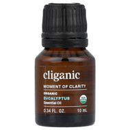 <img alt="Cliganic, Moment of Clarity, Essential Oil, Organic Eucalyptus, 0.34 fl oz (10 ml)" title="Cliganic, Moment of Clarity, Essential Oil, Organic Eucalyptus, 0.34 fl oz (10 ml),855102007606"