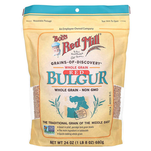 <img alt="Bobs Red Mill, Red Bulgur, Whole Grain, 24 oz (680 g)" title="Bobs Red Mill, Red Bulgur, Whole Grain, 24 oz (680 g),039978111241"