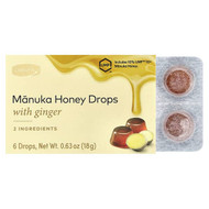 <img alt="Comvita, Manuka Honey Drops with Ginger, 6 Drops, 0.63 oz (18 g)" title="Comvita, Manuka Honey Drops with Ginger, 6 Drops, 0.63 oz (18 g),658196000818"