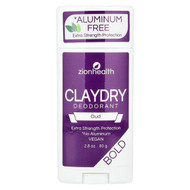 <img alt="Zion Health, Bold, ClayDry Deodorant, Oud, 2.8 oz (80 g)" title="Zion Health, Bold, ClayDry Deodorant, Oud, 2.8 oz (80 g),093141103037"