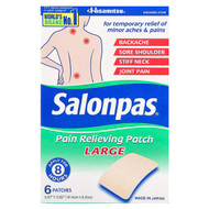 <img alt="Salonpas, Pain Relieving Patch, Large, 6 Patches" title="Salonpas, Pain Relieving Patch, Large, 6 Patches,346581210064"