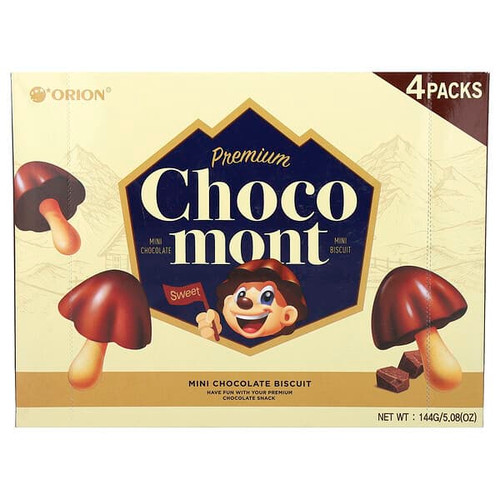 <img alt="Orion, Premium Choco Mont, Mini Chocolate Biscuit, 4 Packs, 30 g Each" title="Orion, Premium Choco Mont, Mini Chocolate Biscuit, 4 Packs, 30 g Each,8801117956509"