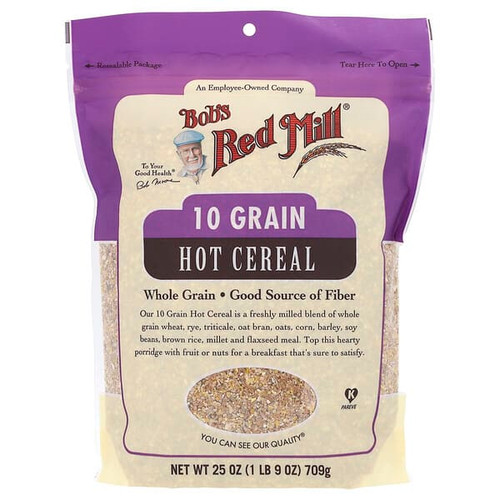 <img alt="Bobs Red Mill, 10 Grain Hot Cereal, Whole Grain, 25 oz (709 g)" title="Bobs Red Mill, 10 Grain Hot Cereal, Whole Grain, 25 oz (709 g),039978111104"