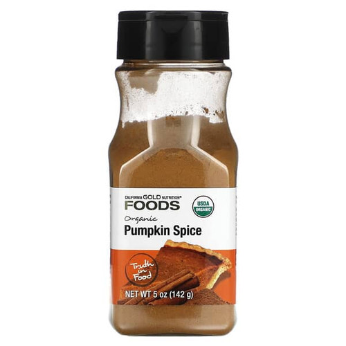 <img alt="California Gold Nutrition, Foods, Organic Pumpkin Spice, 5 oz (142 g)" title="California Gold Nutrition, Foods, Organic Pumpkin Spice, 5 oz (142 g),898220021772"
