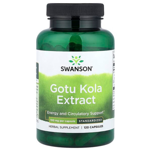 <img alt="Swanson Vitamins, Gotu Kola Extract, Standardized, 100 mg, 120 Capsules" title="Swanson Vitamins, Gotu Kola Extract, Standardized, 100 mg, 120 Capsules,087614140315"