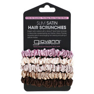 <img alt="Giovanni, Slim Satin Hair Scrunchies, Pink, Beige, Mauve, Copper, Dark Brown, 5 Scrunchies" title="Giovanni, Slim Satin Hair Scrunchies, Pink, Beige, Mauve, Copper, Dark Brown, 5 Scrunchies,716237189295"