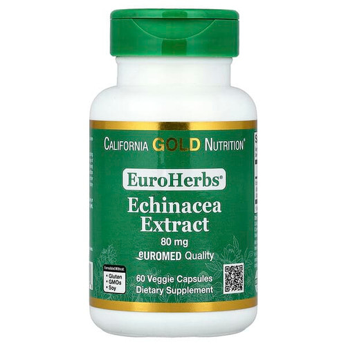 <img alt="California Gold Nutrition, EuroHerbs, Echinacea Herb Extract, Euromed Quality, 80 mg, 60 Veggie Capsules" title="California Gold Nutrition, EuroHerbs, Echinacea Herb Extract, Euromed Quality, 80 mg, 60 Veggie Capsules,898220018178"