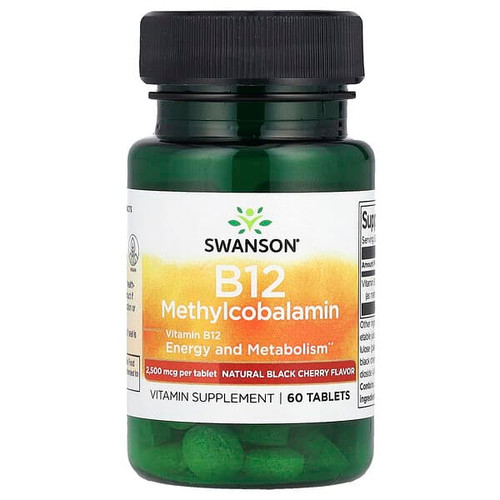 <img alt="Swanson Vitamins, Vitamin B12 Methylcobalamin, Natural Black Cherry, 2,500 mcg, 60 Tablets" title="Swanson Vitamins, Vitamin B12 Methylcobalamin, Natural Black Cherry, 2,500 mcg, 60 Tablets,087614027838"