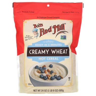 <img alt="Bobs Red Mill, Creamy Wheat Hot Cereal, 24 oz (680 g)" title="Bobs Red Mill, Creamy Wheat Hot Cereal, 24 oz (680 g),039978111524"