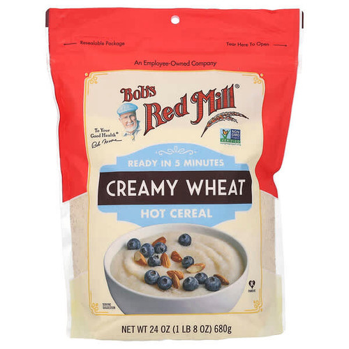 <img alt="Bobs Red Mill, Creamy Wheat Hot Cereal, 24 oz (680 g)" title="Bobs Red Mill, Creamy Wheat Hot Cereal, 24 oz (680 g),039978111524"