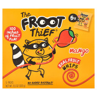 <img alt="The Froot Thief, Real Fruit Whips, Mango, 5 Packs, 0.7 oz (20 g) Each" title="The Froot Thief, Real Fruit Whips, Mango, 5 Packs, 0.7 oz (20 g) Each,850059792049"