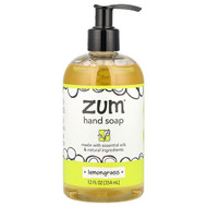 <img alt="ZUM, Hand Soap, Lemongrass, 12 fl oz (354 ml)" title="ZUM, Hand Soap, Lemongrass, 12 fl oz (354 ml),663204440654"