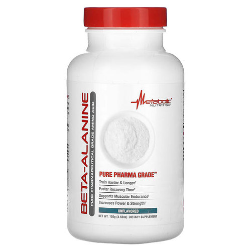 <img alt="Metabolic Nutrition, Beta-Alanine, Unflavored , 3.52 oz (100 g)" title="Metabolic Nutrition, Beta-Alanine, Unflavored , 3.52 oz (100 g),764779114015"