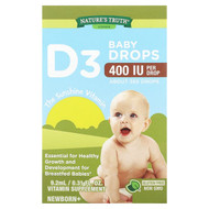 <img alt="Natures Truth, Vitamins, D3 Baby Drops, Newborn+, 0.31 fl oz (9.2 ml)" title="Natures Truth, Vitamins, D3 Baby Drops, Newborn+, 0.31 fl oz (9.2 ml),840093112538"