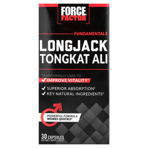 <img alt="Force Factor, Fundamentals, Longjack Tongkat Ali, 30 Capsules" title="Force Factor, Fundamentals, Longjack Tongkat Ali, 30 Capsules,818594014903"