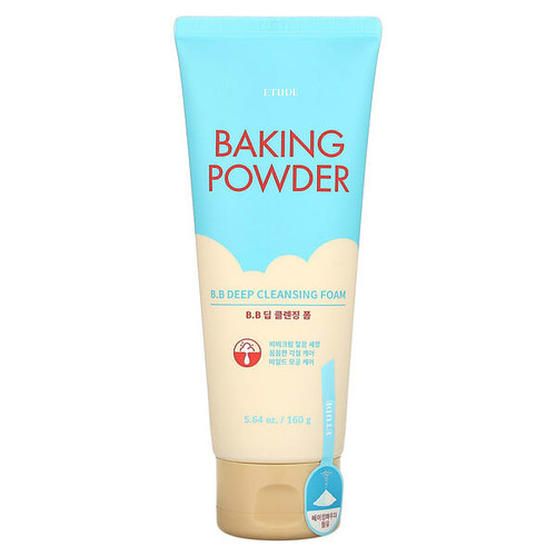 <img alt="ETUDE, Baking Powder, B.B Deep Cleansing Foam, 5.64 oz (160 ml)" title="ETUDE, Baking Powder, B.B Deep Cleansing Foam, 5.64 oz (160 ml),8809668028041"