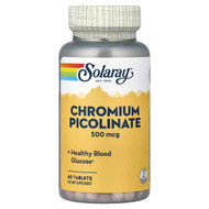 <img alt="Solaray, Chromium Picolinate, 500 mcg, 60 Tablets" title="Solaray, Chromium Picolinate, 500 mcg, 60 Tablets,076280458954"