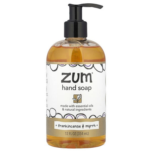 <img alt="ZUM, Hand Soap, Frankincense & Myrrh, 12 fl oz (354 ml)" title="ZUM, Hand Soap, Frankincense & Myrrh, 12 fl oz (354 ml),663204440517"
