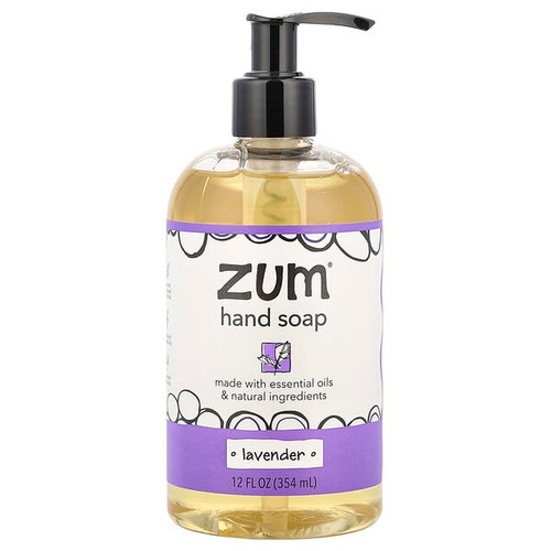 <img alt="ZUM, Hand Soap, Lavender, 12 fl oz (354 ml)" title="ZUM, Hand Soap, Lavender, 12 fl oz (354 ml),663204440265"