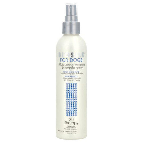 <img alt="Biosilk, Silk Therapy, Moisturizing Waterless Shampoo Spray for Dogs, 8 fl oz (237 ml)" title="Biosilk, Silk Therapy, Moisturizing Waterless Shampoo Spray for Dogs, 8 fl oz (237 ml),742797771762"
