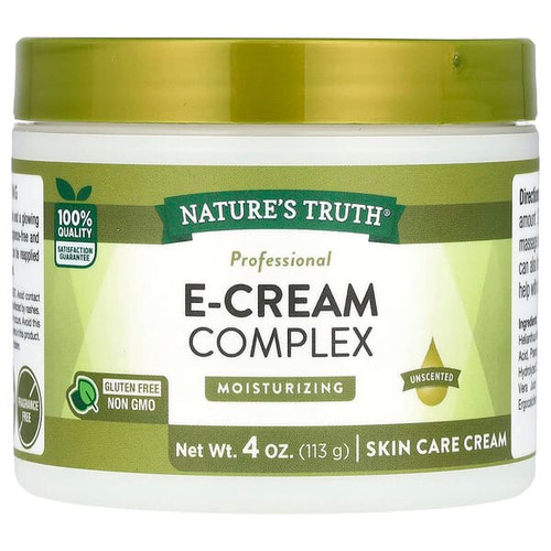 <img alt="Natures Truth, E-Cream Complex, Unscented, 4 oz (113 g)" title="Natures Truth, E-Cream Complex, Unscented, 4 oz (113 g),840093105936"