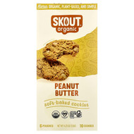 <img alt="Skout Organic, Soft-Baked Cookies, Peanut Butter, 5 Pouches, 2 Cookies (24 g)  Each" title="Skout Organic, Soft-Baked Cookies, Peanut Butter, 5 Pouches, 2 Cookies (24 g)  Each,850038249540"