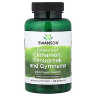 <img alt="Swanson Vitamins, Full Spectrum Cinnamon, Fenugreek, & Gymnema with Ceylon Cinnamon, 120 Capsules" title="Swanson Vitamins, Full Spectrum Cinnamon, Fenugreek, & Gymnema with Ceylon Cinnamon, 120 Capsules,087614117539"
