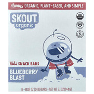 <img alt="Skout Organic, Kids Snack Bars, Blueberry Blast, 6 Bars, 0.85 oz (24 g) Each" title="Skout Organic, Kids Snack Bars, Blueberry Blast, 6 Bars, 0.85 oz (24 g) Each,897060002958"