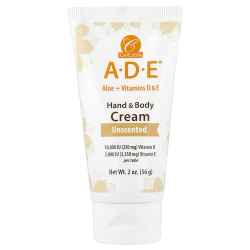 <img alt="Carlson, A-D-E Hand & Body Cream, Unscented, 2 oz (56 g)" title="Carlson, A-D-E Hand & Body Cream, Unscented, 2 oz (56 g),088395053108"
