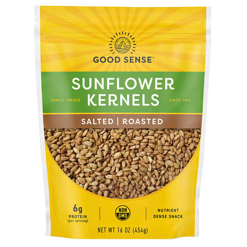 <img alt="Good Sense, Sunflower Kernels, Salted, Roasted, 16 oz (454 g)" title="Good Sense, Sunflower Kernels, Salted, Roasted, 16 oz (454 g),030243861700"
