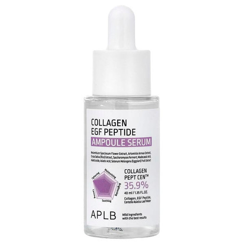 <img alt="APLB, Collagen EGF Peptide Ampoule Serum, 1.35 fl oz (40 ml)" title="APLB, Collagen EGF Peptide Ampoule Serum, 1.35 fl oz (40 ml),8809874683140"