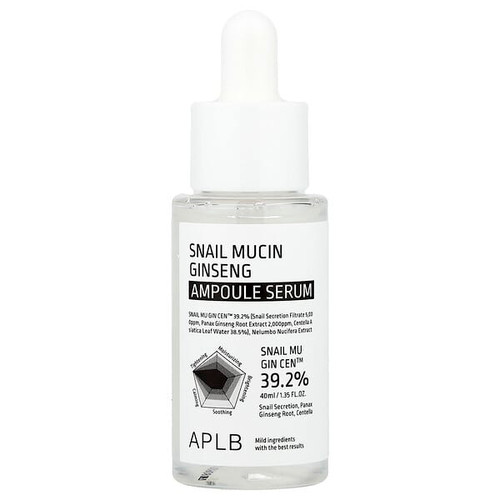 <img alt="APLB, Snail Mucin Ginseng Ampoule Serum , 1.35 fl oz (40 ml)" title="APLB, Snail Mucin Ginseng Ampoule Serum , 1.35 fl oz (40 ml),8809874683850"