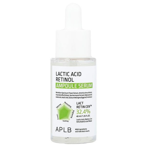 <img alt="APLB, Lactic Acid Retinol Ampoule Serum, 1.35 fl oz (40 ml)" title="APLB, Lactic Acid Retinol Ampoule Serum, 1.35 fl oz (40 ml),8809874684031"