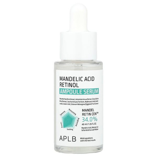 <img alt="APLB, Mandelic Acid Retinol Ampoule Serum , 1.35 fl oz (40 ml)" title="APLB, Mandelic Acid Retinol Ampoule Serum , 1.35 fl oz (40 ml),8809874684055"