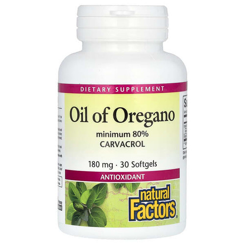 <img alt="Natural Factors, Oil Of Oregano, 180 mg, 30 Softgels" title="Natural Factors, Oil Of Oregano, 180 mg, 30 Softgels,068958045733"