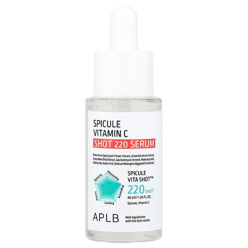 <img alt="APLB, Spicule Vitamin C Shot 220 Serum, 1.35 fl oz (40 ml)" title="APLB, Spicule Vitamin C Shot 220 Serum, 1.35 fl oz (40 ml),8809874685267"