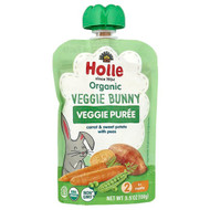 <img alt="3 PACK of Holle, Organic Veggie Puree, Veggie Bunny, 6+ Months, Carrot & Sweet Potato With Peas, 3.5 oz (100 g)" title="3 PACK of Holle, Organic Veggie Puree, Veggie Bunny, 6+ Months, Carrot & Sweet Potato With Peas, 3.5 oz (100 g),4260688630111"