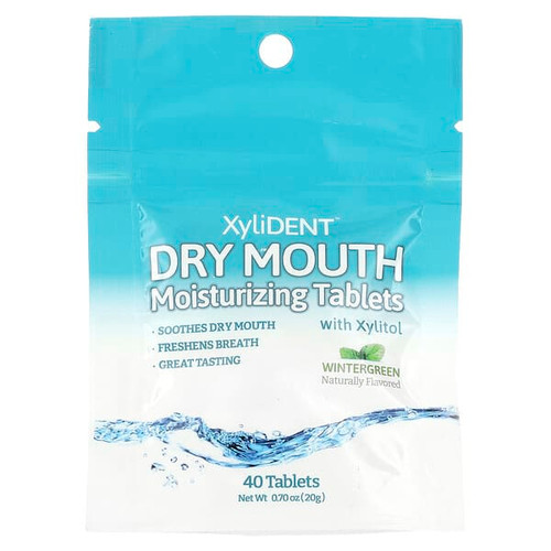 <img alt="XyliDENT, Dry Mouth Moisturizing Tablets with Xylitol, Wintergreen, 40 Tablets" title="XyliDENT, Dry Mouth Moisturizing Tablets with Xylitol, Wintergreen, 40 Tablets,850022606533"